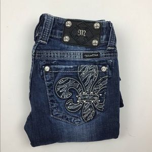 Miss Me Jeans JP5375B Size 25 Boot (G)^